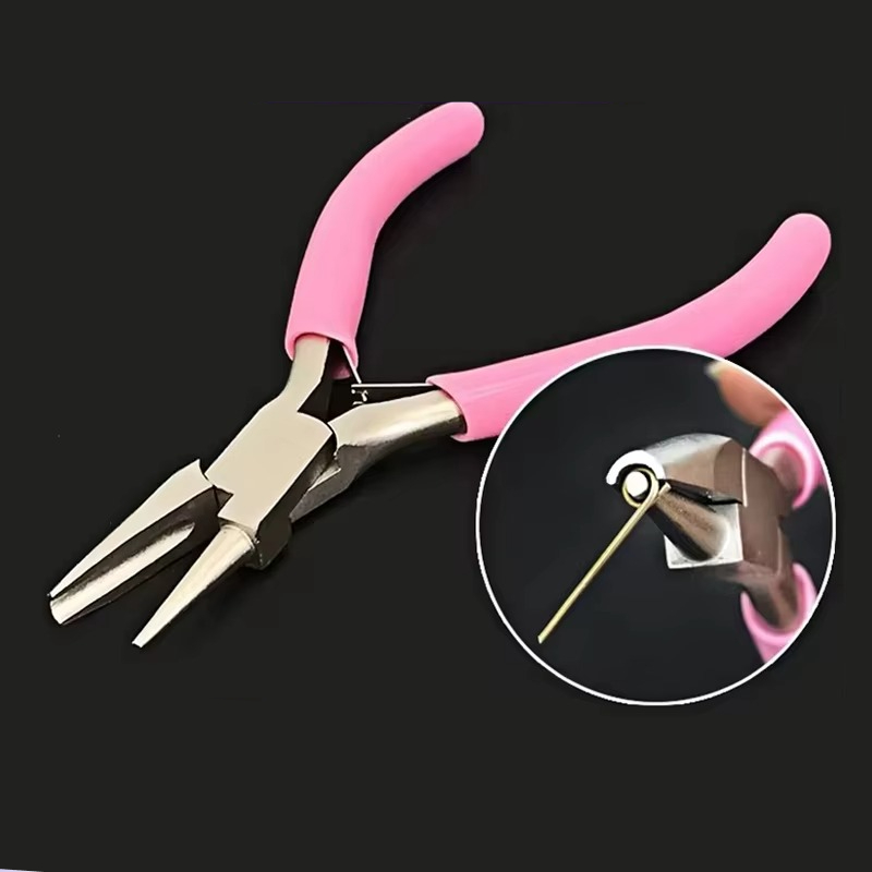 Jewelry Making Rotary Tool - Mini 5Inch Round Concave Pliers Wire