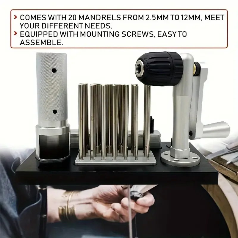 Jewelry Making Anvil - Professional Stainless Steel Wire Drawing Machine