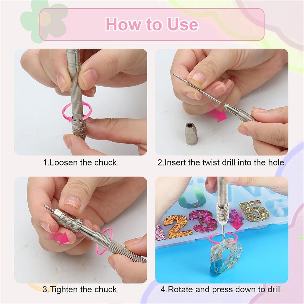 Jewelry Making Guide - 12 PCS Polymer Clay Earring Drill