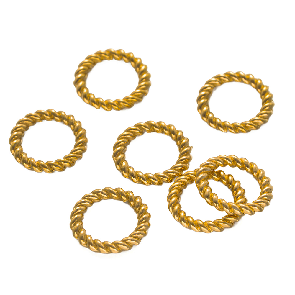 20Pcs Stainless Steel Round Tw - Jewelry Making Closed Jump Rings ulasan dan harga