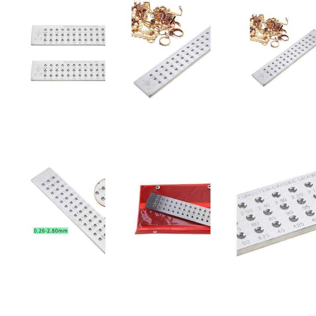 Round Draw Plate for Jewelry M - Jewelry Making Drawing ulasan dan harga