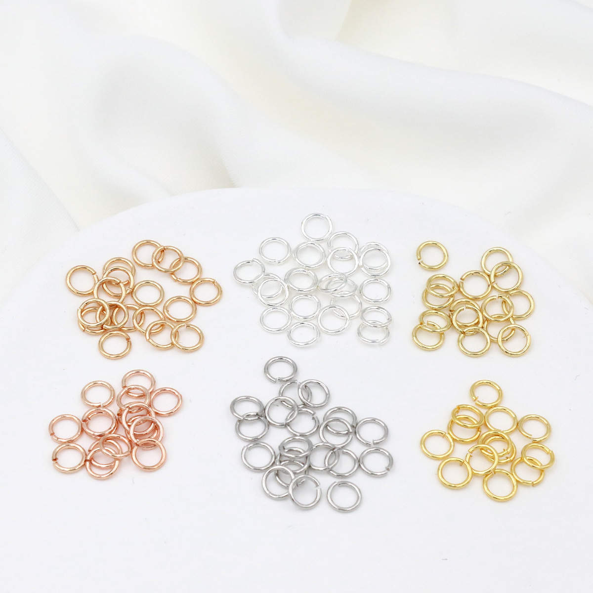 A Pack 925 Silver Open Jump Ri - Jewelry Making Closed Jump Rings ulasan dan harga
