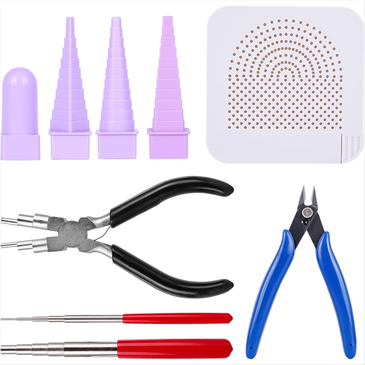 A77K Wire Wrapping Set Wire Be - Wire Jewelry Making Jig ulasan dan harga
