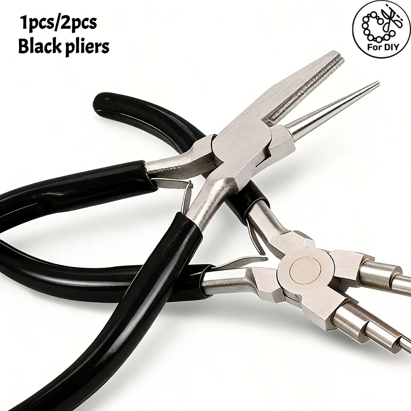 1pcs/2pcs Black Pliers, Jewelr - Jewelry Plier Set ulasan dan harga