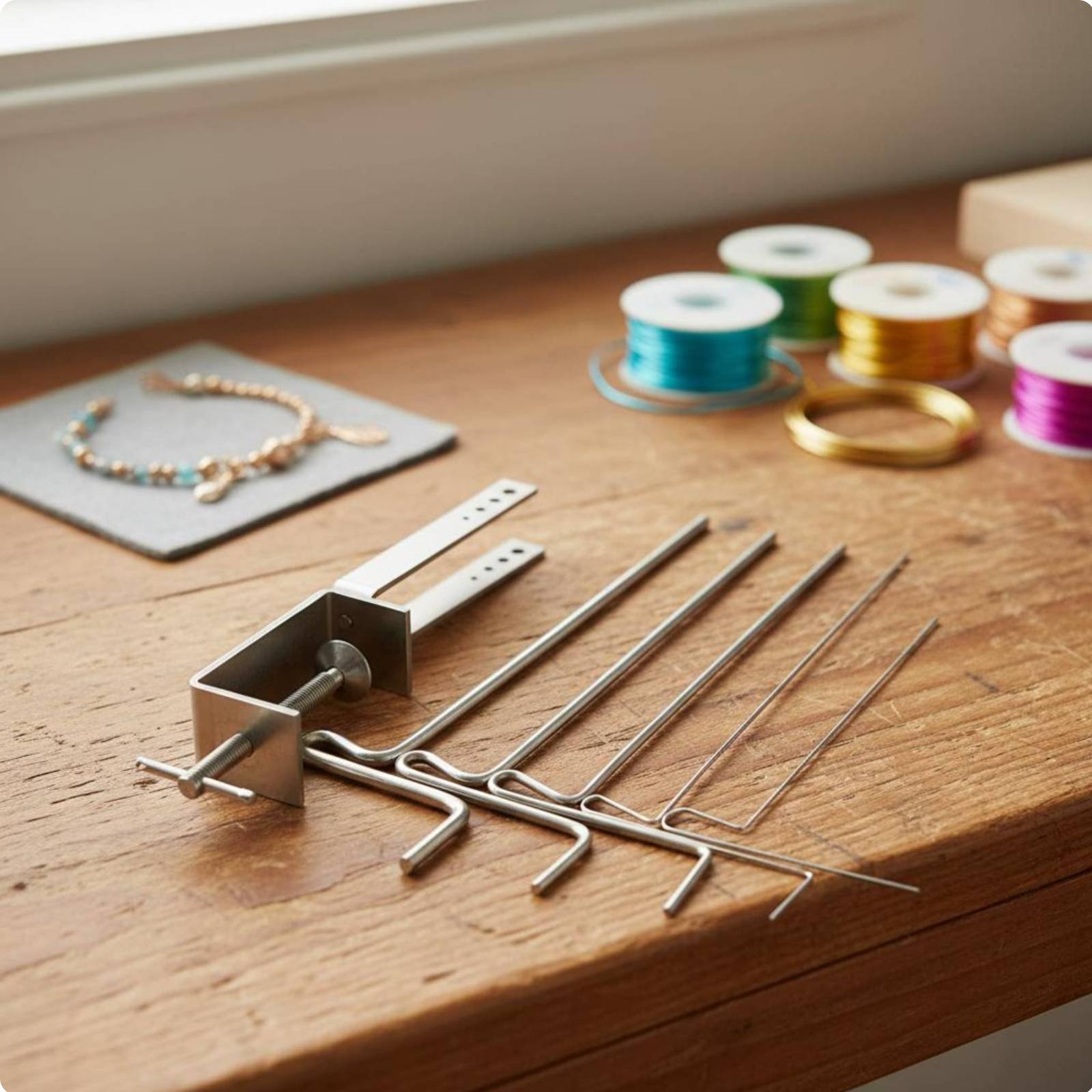 Wire Wrapping Mandrel Set 5 In - Wire Jewelry Making Jig ulasan dan harga