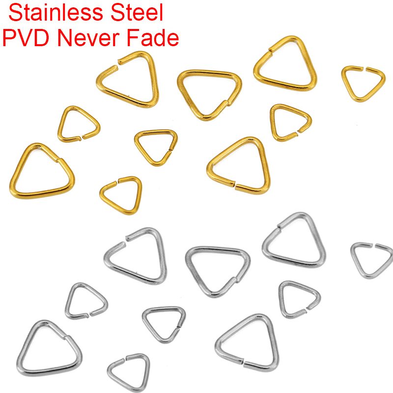 50pcs 5mm 8mm Stainless Steel  - Jewelry Making Closed Jump Rings ulasan dan harga