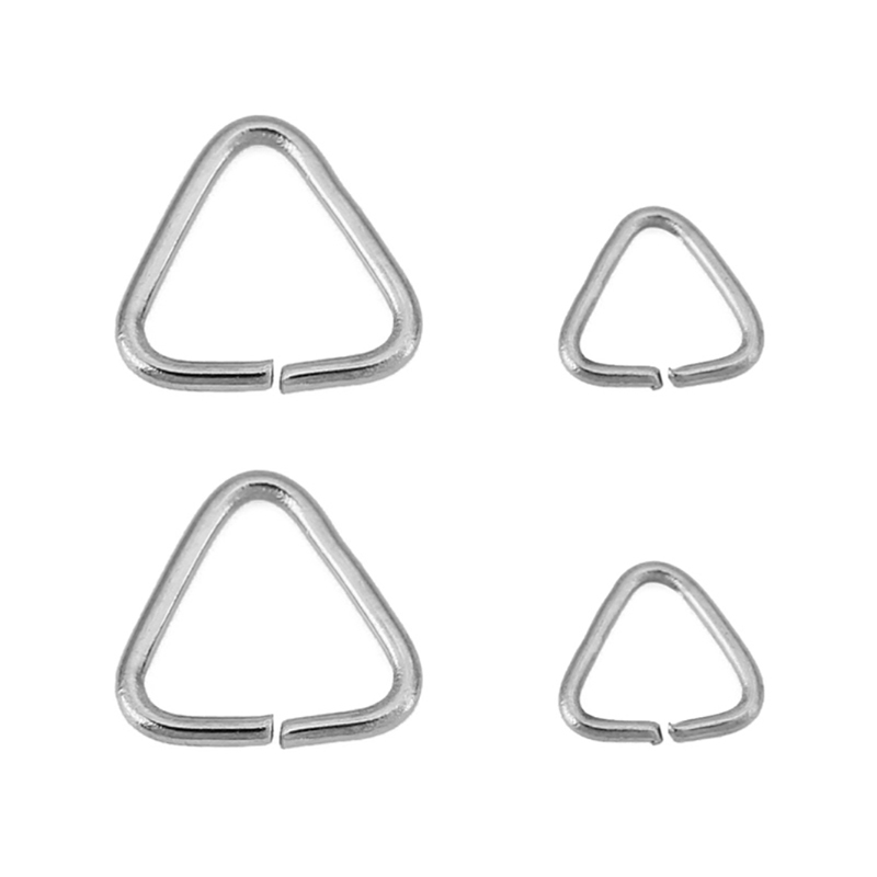 50pcs 5mm 8mm Stainless Steel  - Jewelry Making Closed Jump Rings ulasan dan harga