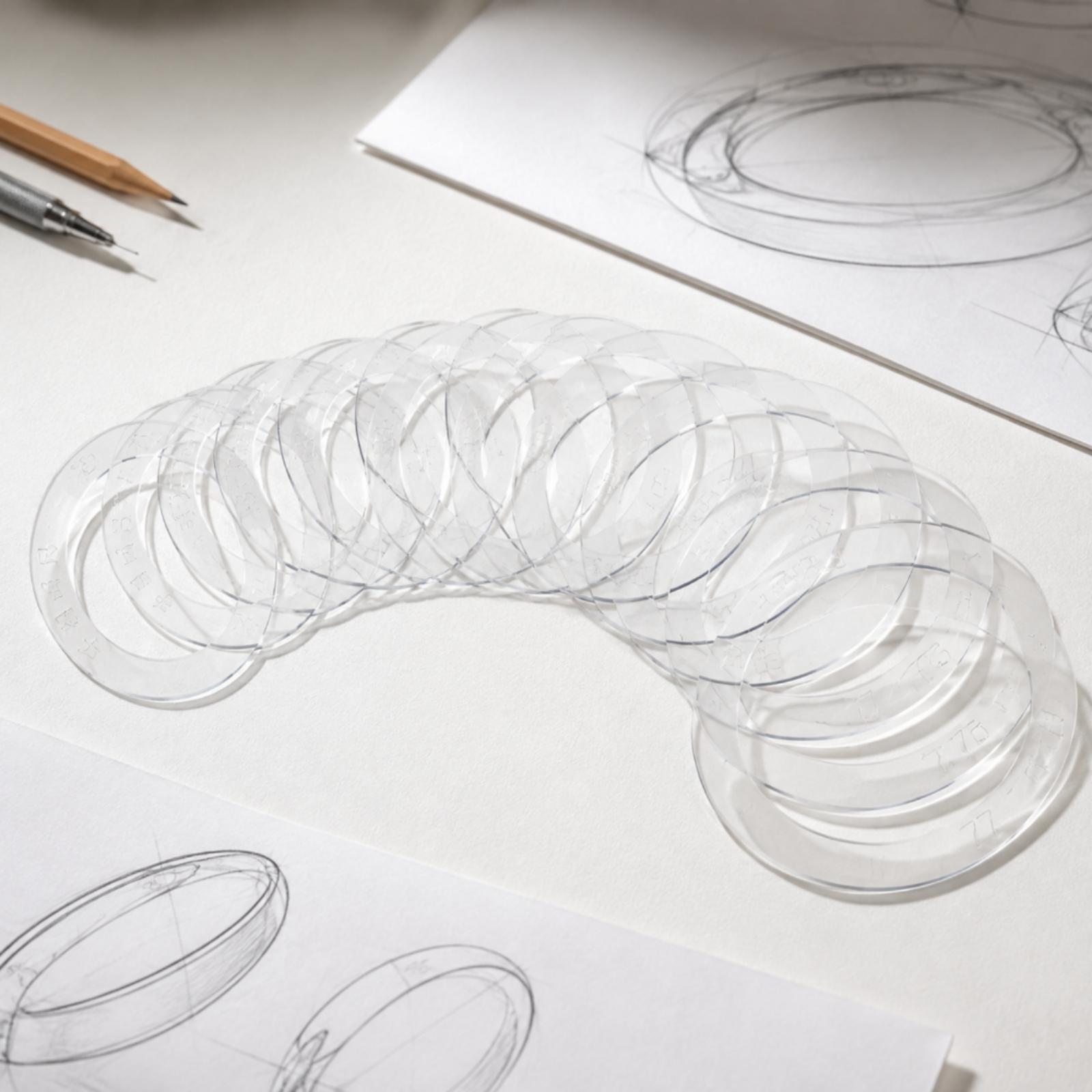 Transparent Bracelet Drawing R - Jewelry Making Drawing ulasan dan harga
