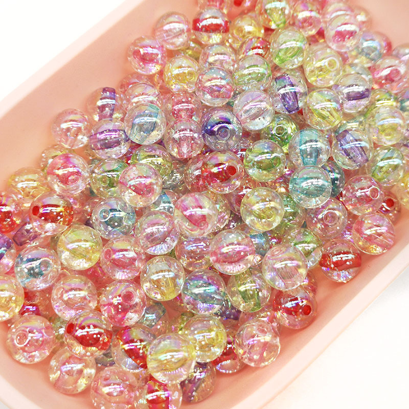 50Pcs 10mm Acrylic Beads Color - Jewelry Making For 5 Year Old ulasan dan harga