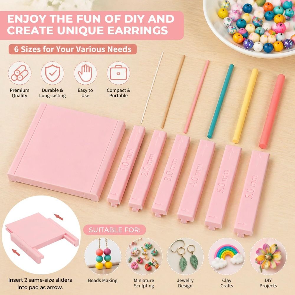 Plastic Clay Roller Guide Roll - Jewelry Making Guide ulasan dan harga