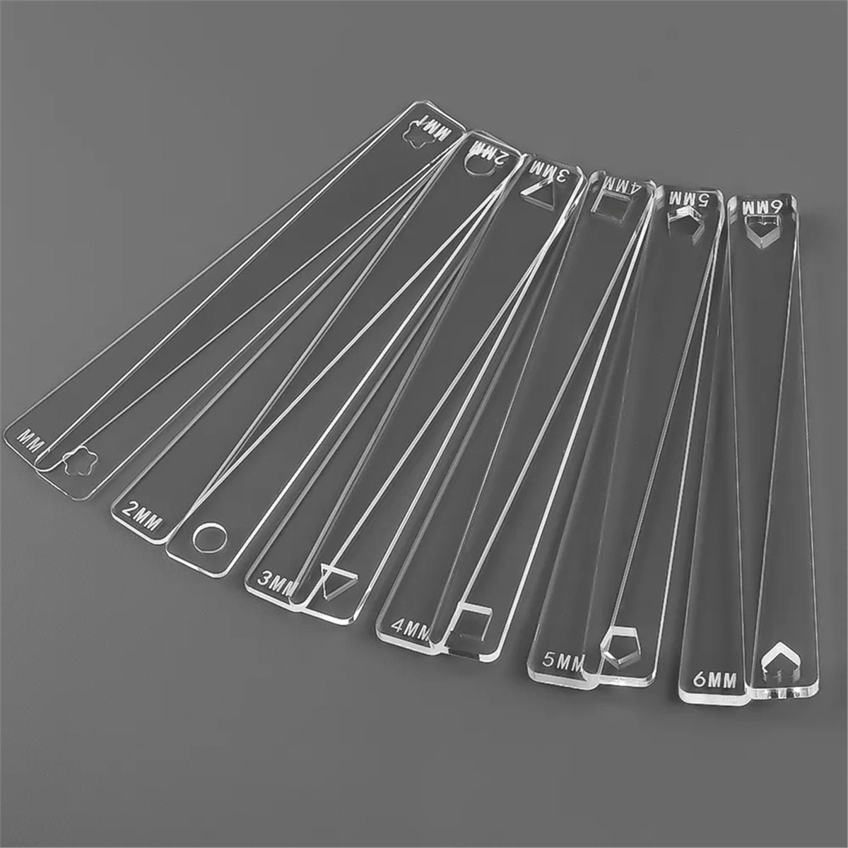 PROMOTION~ 12Pcs 6 Sizes Acryl - Jewelry Making Guide ulasan dan harga