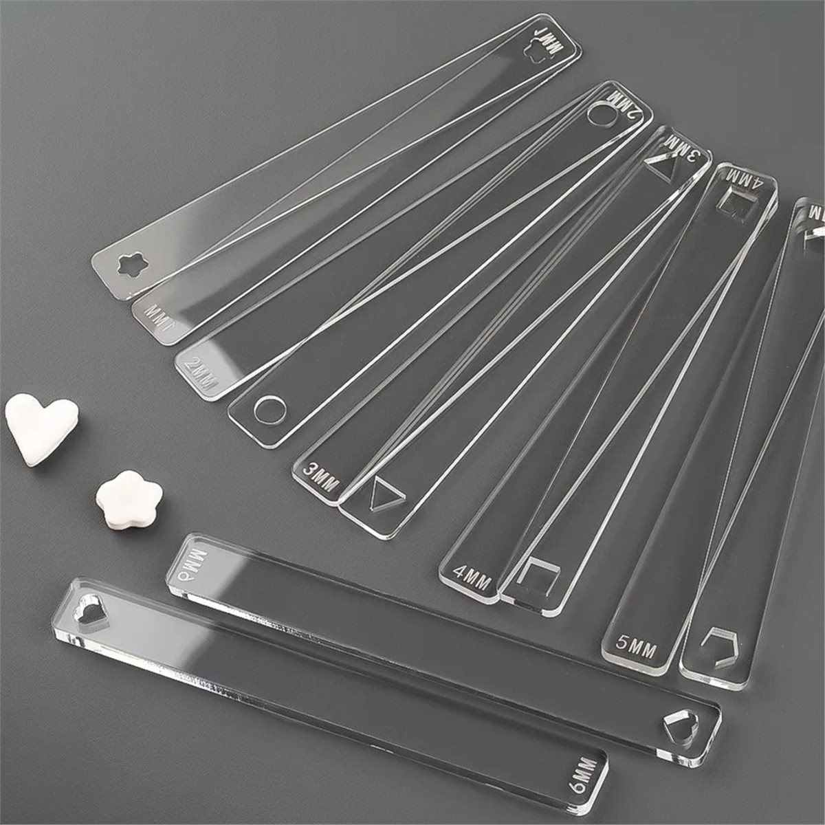 PROMOTION~ 12Pcs 6 Sizes Acryl - Jewelry Making Guide ulasan dan harga