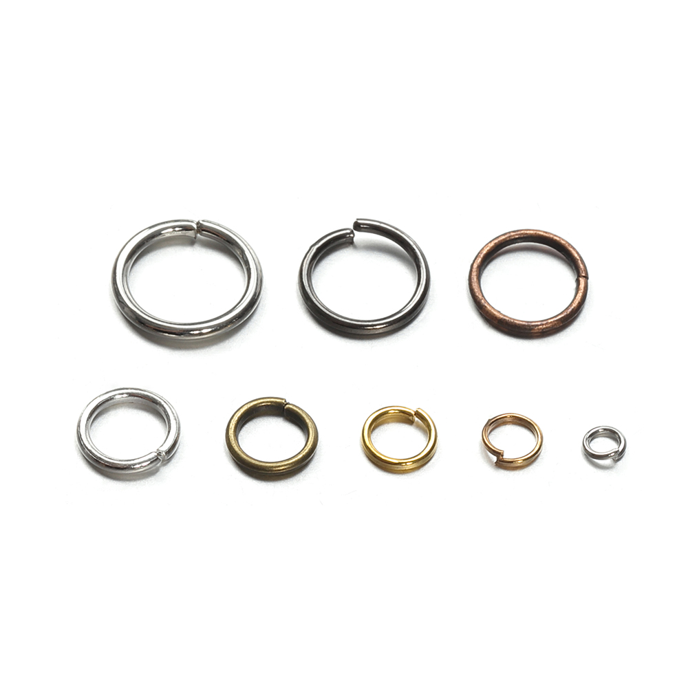 200pcs 3/4/5/6/7/8/10/12mm Met - Jewelry Making Closed Jump Rings ulasan dan harga