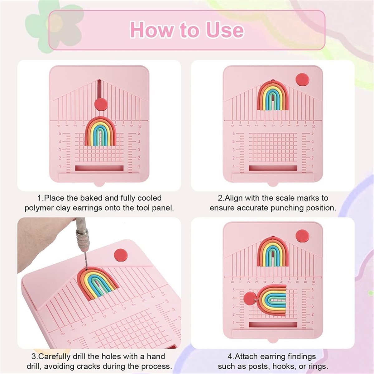 12 PCS Polymer Clay Earring Dr - Jewelry Making Guide ulasan dan harga