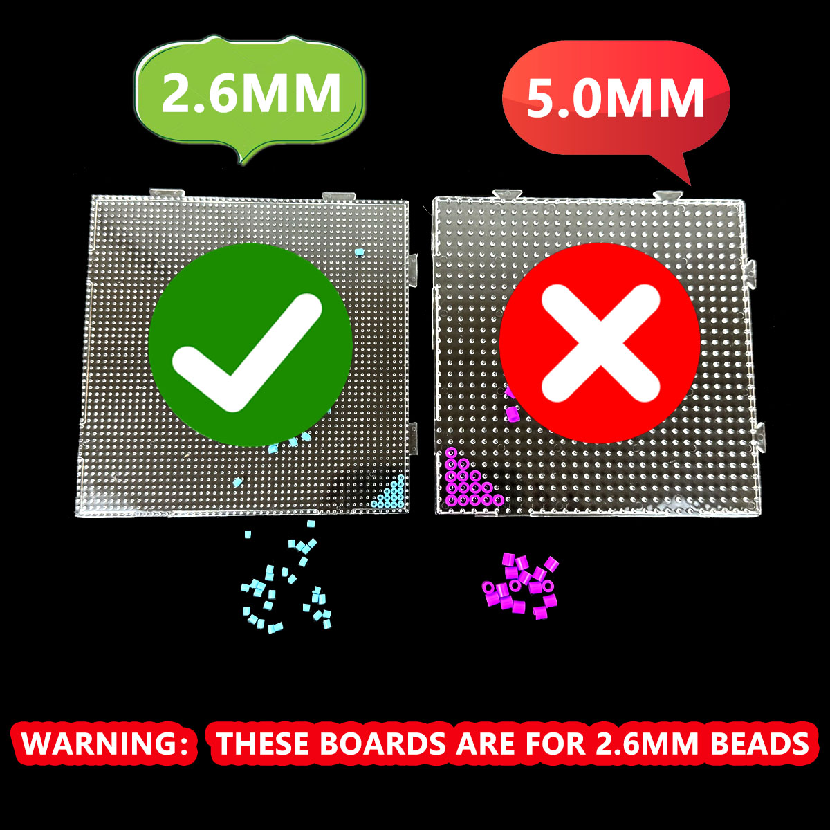 4/6/9pcs 2.6mm Perler Hama Bea - Jewelry Making For 5 Year Old ulasan dan harga