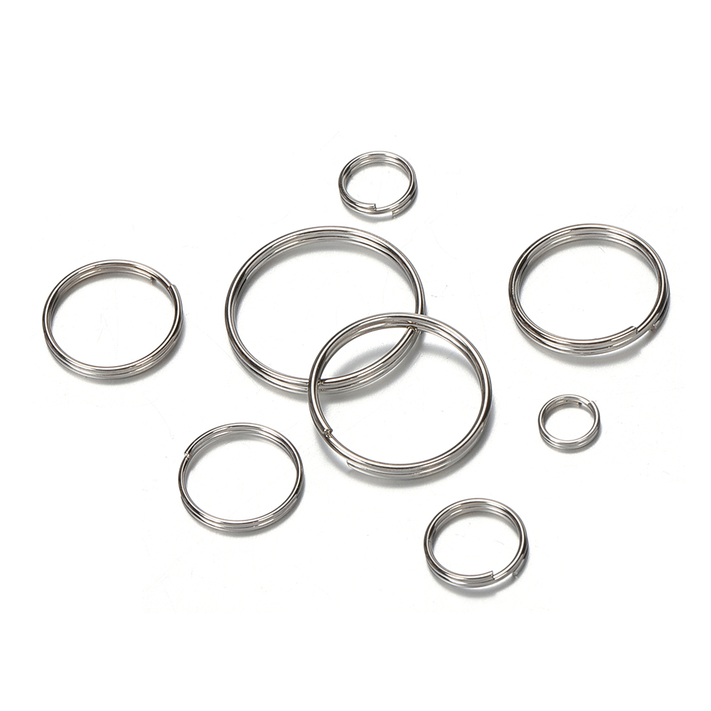 50pcs 6/8/10/12/14/16/18/20mm  - Jewelry Making Closed Jump Rings ulasan dan harga