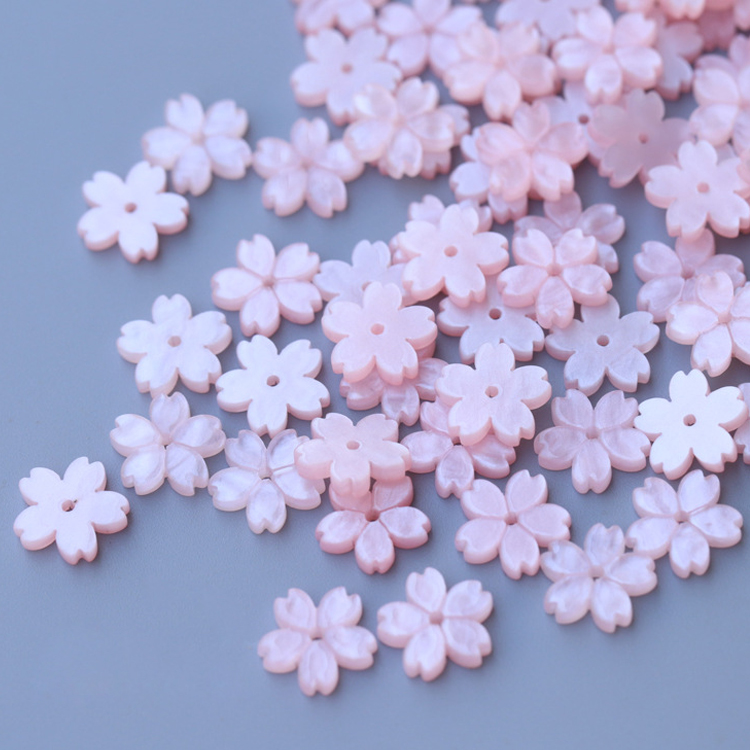 10-50pcs 12mm Resin Flower Pet - Jewelry Making Japan ulasan dan harga