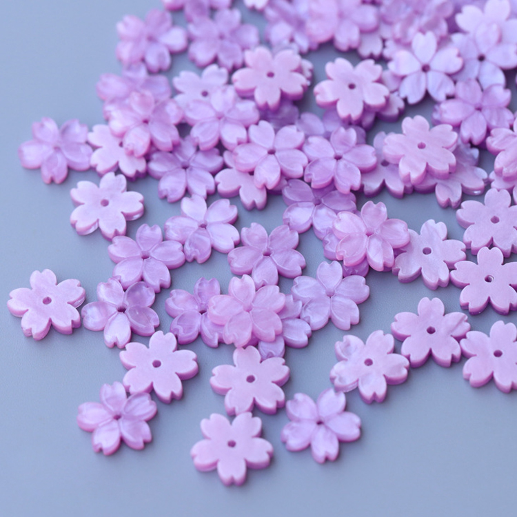 10-50pcs 12mm Resin Flower Pet - Jewelry Making Japan ulasan dan harga