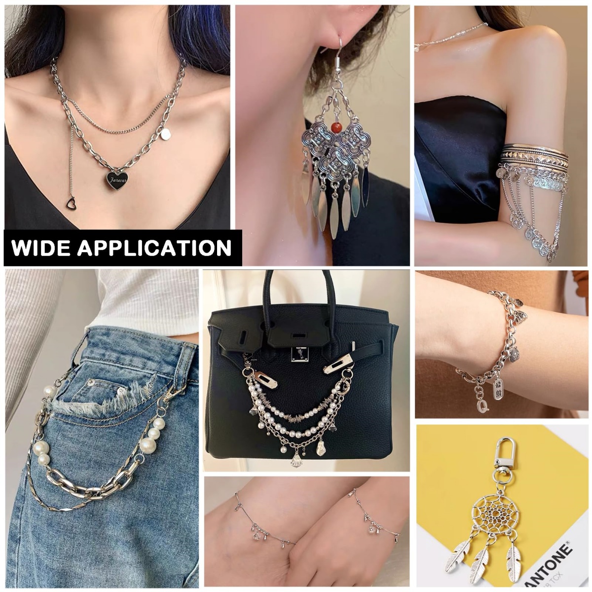 Iron Open Jump Rings Connector - Jewelry Making Closed Jump Rings ulasan dan harga