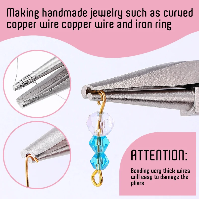 1Pcs Pink Wire Bending Tools R - Jewelry Making Loop Pliers ulasan dan harga