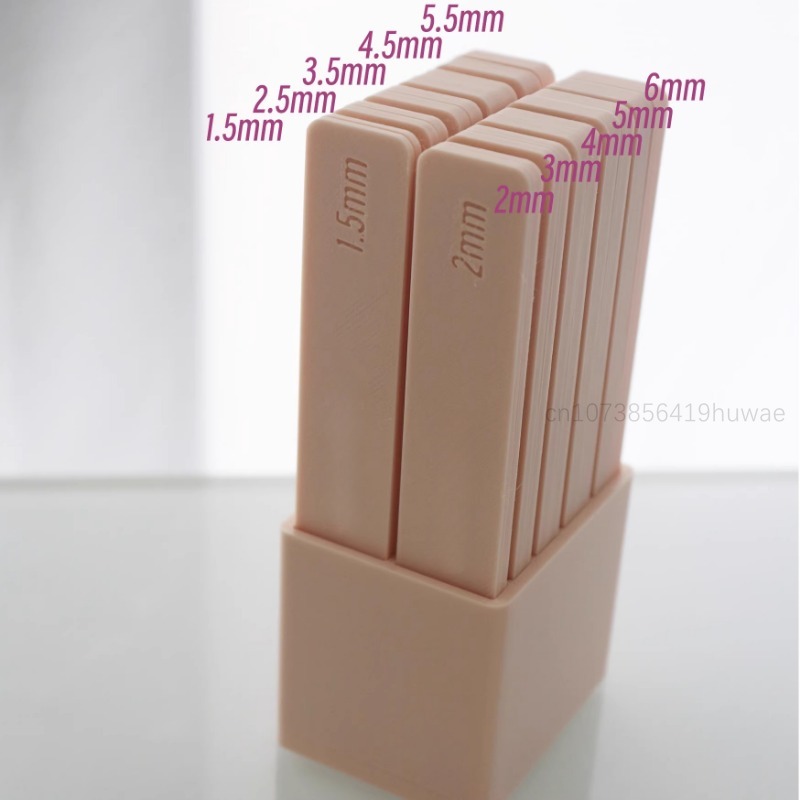 2PCS/set Ruler Thickness Plate - Jewelry Making Guide ulasan dan harga