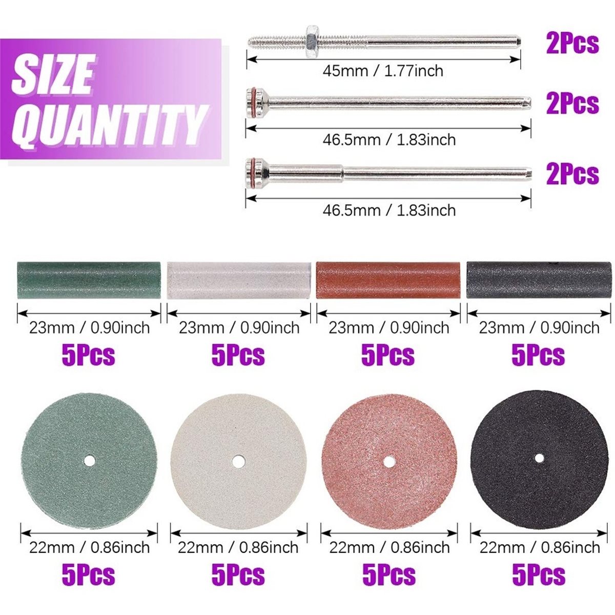 1set Polishing Wheel Set (4 Co - Jewelry Making Rotary Tool ulasan dan harga